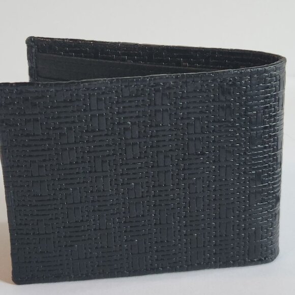 Roundtree & Yorke  Bi-Fold Flip Wallet Genuine Leather Black - Picture 2 of 8